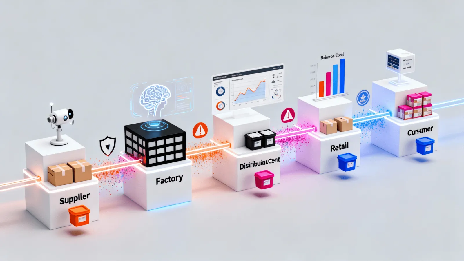 Supply Chain Inteligente: Como a IA Previne Rupturas e Otimiza Estoques