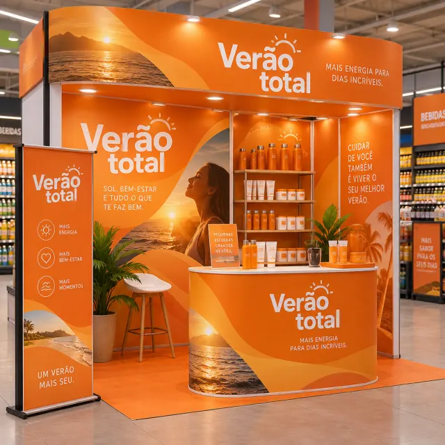 Stand de exposição de produtos